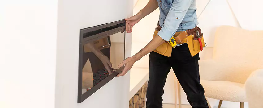 Metal Fireplace Installation in West Pensacola, Florida