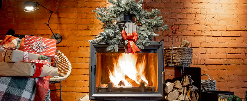Travis Industries Linear Gas Fireplace Installation in West Pensacola, Florida