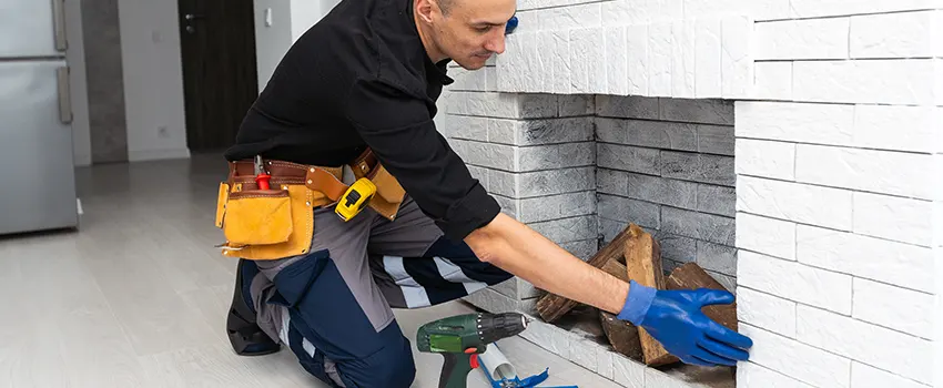 Fireplace Damaged Damper Frame Repair Services in West Pensacola, Florida