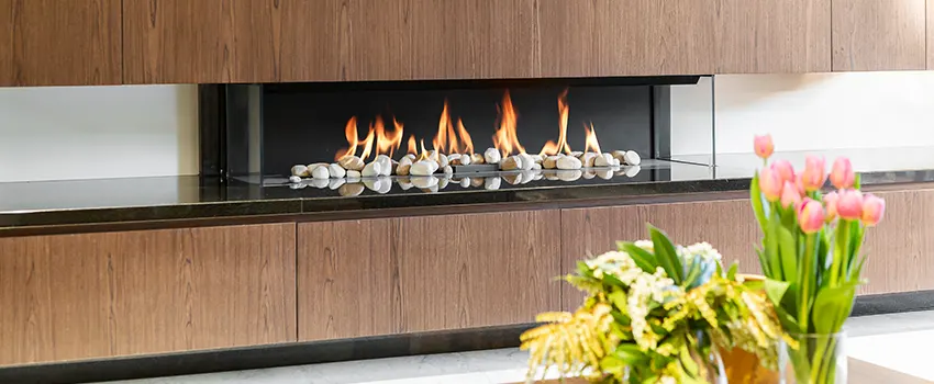 Double-height Fireplace Design Refurbishment in West Pensacola, Florida